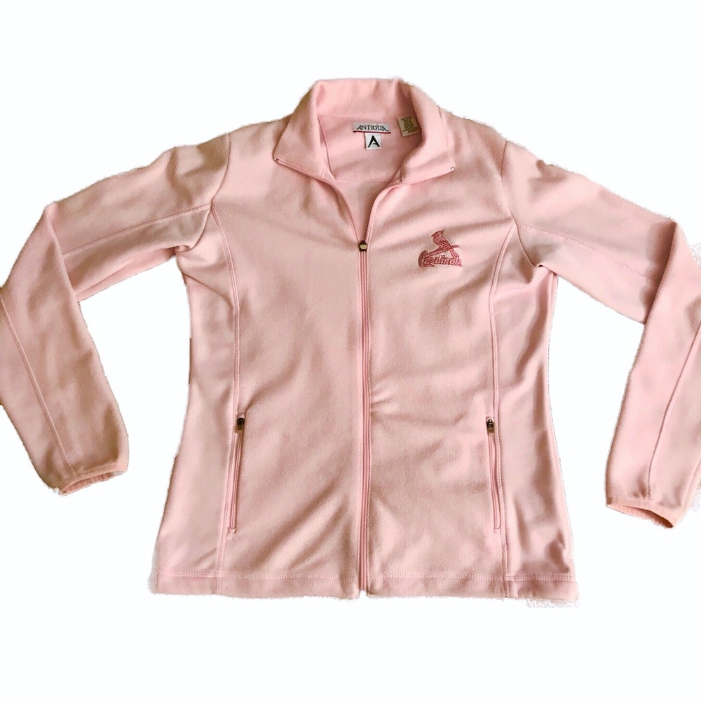 St. Louis Cardinals Fleece Zip-up Jacket Antigua S - Picture 2 of 3